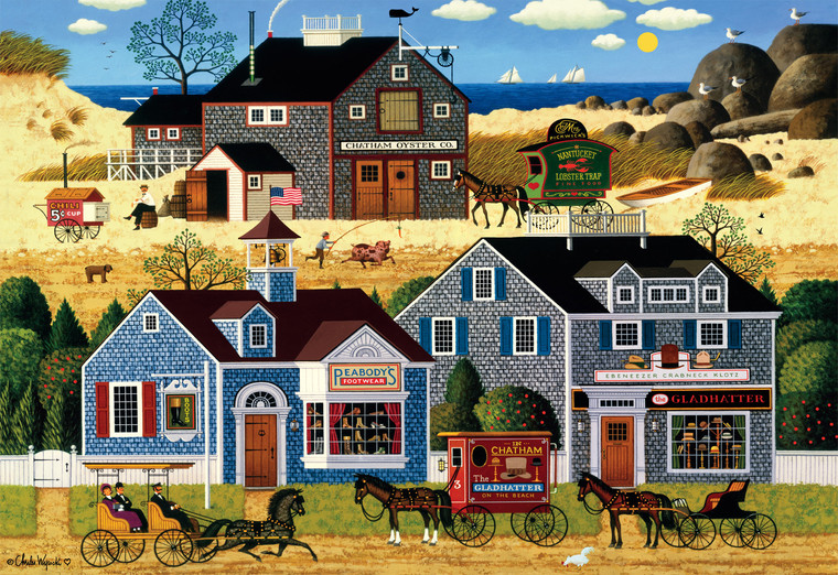Charles Wysocki: Devilstone Harbor 2000 Piece Puzzle