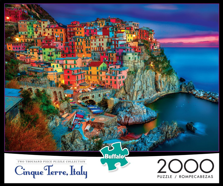 Cinque Terre Italy 2000 Piece Jigsaw Puzzle Box